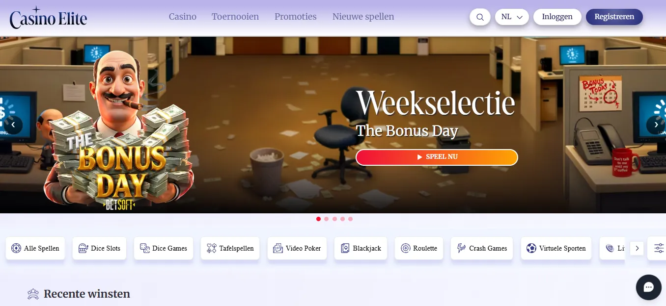 Top 10 online dice casino's van 2026